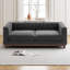 Canapé moelleux en chenille moelleux - solution moderne pour petit espace de 78 po avec sièges profonds et confort de détente-372052194