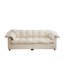 Canapé rembourré moelleux 94,8 po à assise profonde et confort moderne 94,8 po convenant aux salons, aux chambres à coucher, aux bureaux et aux appartements, beige-1373912090-1343537902