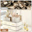 360° Rotating Acrylic Makeup Organiser with Storage Drawers & Brush Holder, Large Stackable Cosmetic Skincare Storage Box for Dressing Tables, Vanities, Bedrooms & Bathrooms-980680677