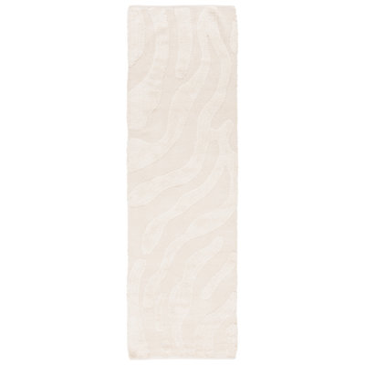 Moura Ivory Washable Hand-Woven Cotton Rug