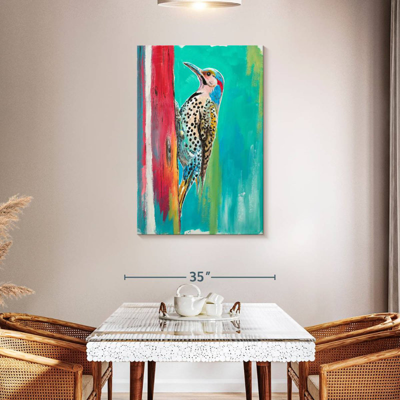 Brampt Woodpecker II, 45" H x 30" W