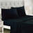 Reversible Emerald Green And Black Microfiber Bed In A Bag Set,QUEEN-121544041