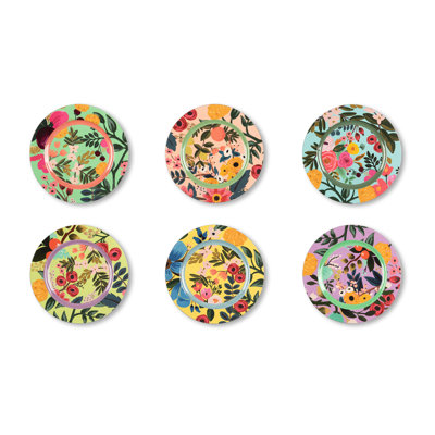 Fiori Frida Floral Round Charger