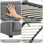 Ottoman Fabric Lift Up Storage Bed , UKFR Certified-774084014-774084013
