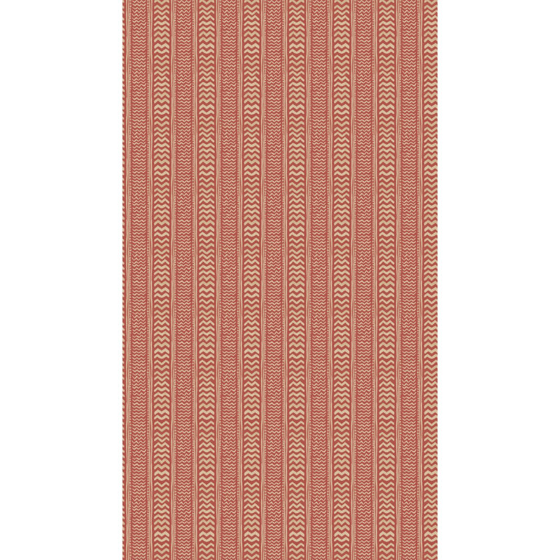 Tweak Striped Non-Woven Wallpaper Roll, Red