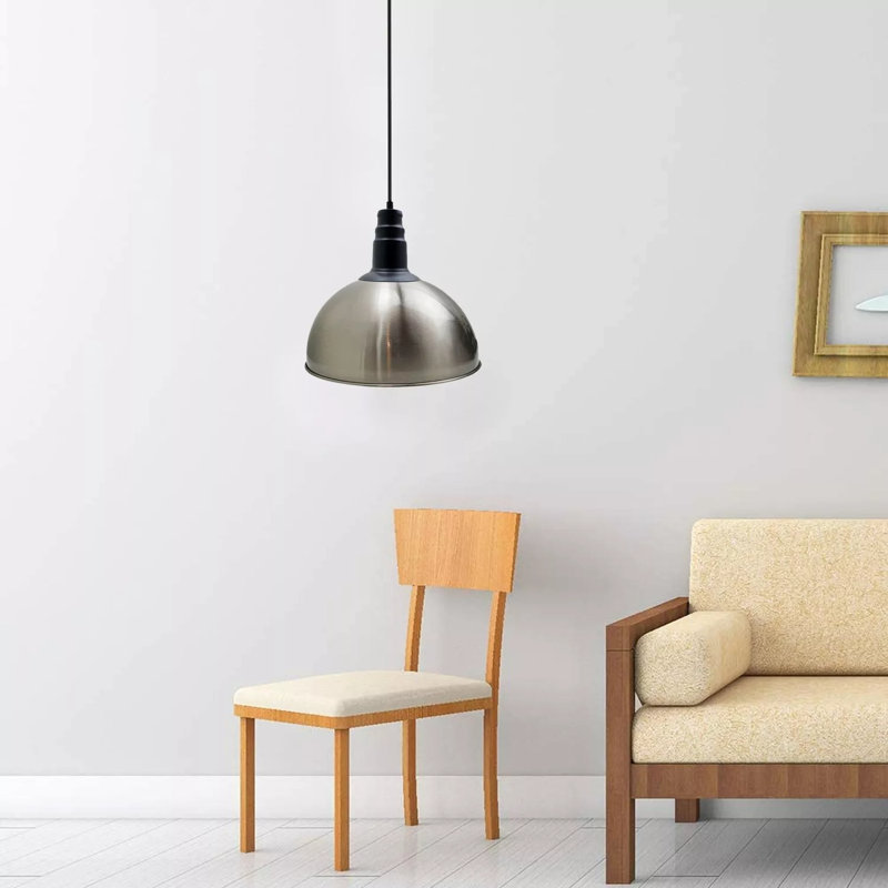 Aarika 1 - Light Dome Pendant, Satin Nickel