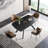Homeira Extendable Metal Base Dining Table-942888328