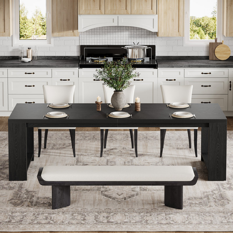 Rectangular Dining Table, Black