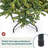 Pre-Lit Slim Green Spruce Christmas Tree-1797512711