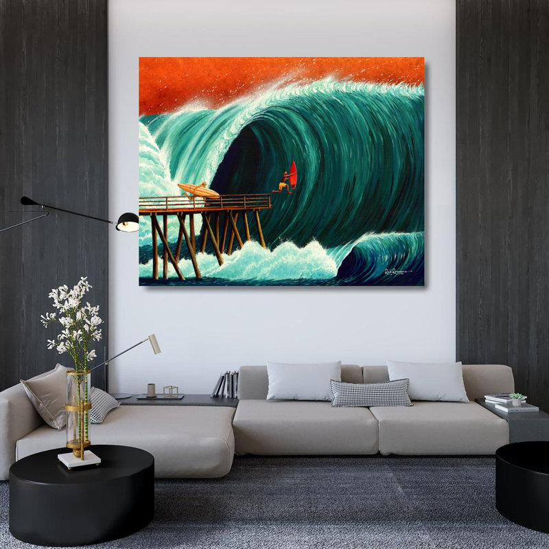 Pier Pressure, 36" H x 45" W