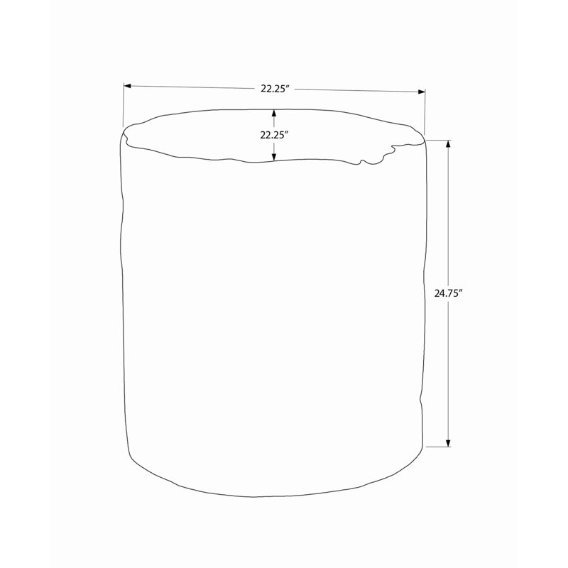 Table d'appoint moderne, Noir
