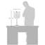 19"H Chrome Crystal Inspired Pull Table Lamp (1Pc/Ctn) (0.43/4.22)-1321135272