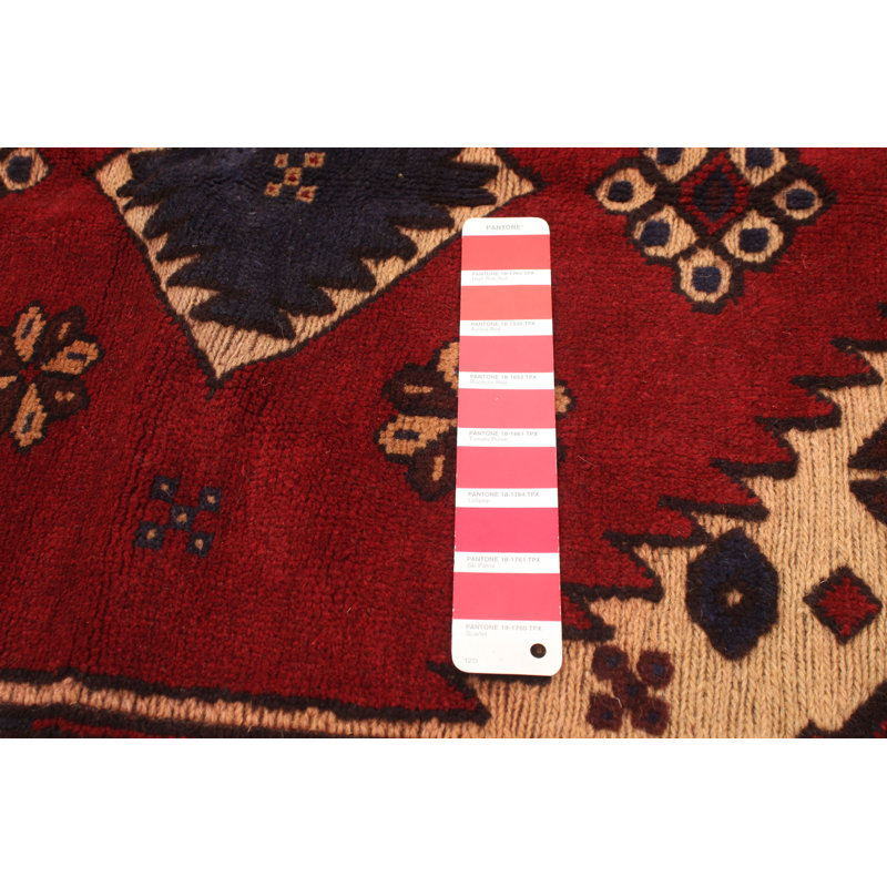 Tapis décoratif Ivoire en laine noué à la main de conception unique 4 pi x 6 pi Braynard New Age