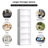 Livingon 21.8"W Standard Bookcase-403006139-456996085