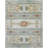 Vittoriana Weathered Ivory Teal Wool Hand Crafted Area Rug-249159263