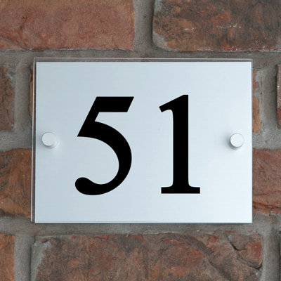 Champy 15cm H Plastic House Number