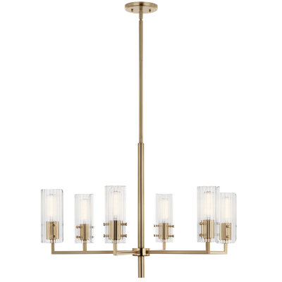 Lustre 6 lumières 30,25 po
