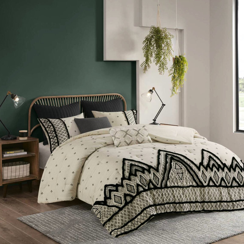 Ensemble de chambre 3 pièces Ink + Ivy, Queen Comforter + 2 Shams