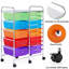 91cm H x 63cm W Utility Storage Cart with Wheels-1898573209