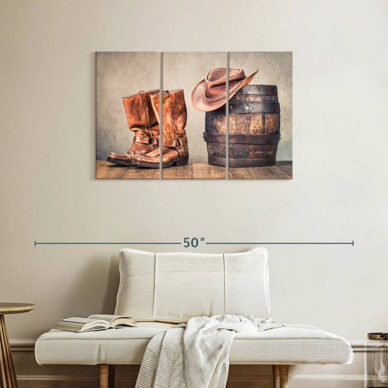 Style cowboy de l'Ouest Lelar, H 24 po x l 38 po