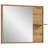 Zeno Rectangle Wall Mirror with Shelves