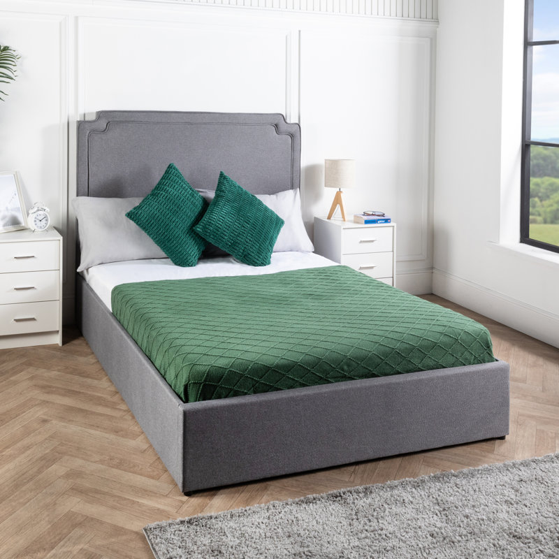 Aneesah Upholstered Ottoman Storage Bed, UK Small Double (120 x 190 cm)