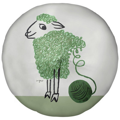Coussin de plancher rond raymond