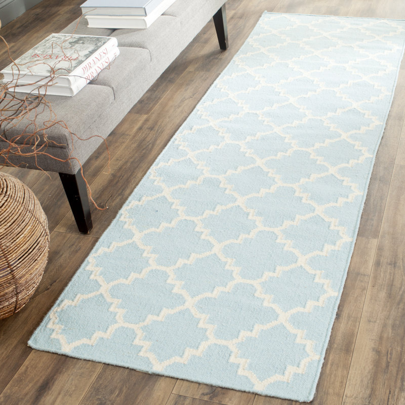 Valenzuela Geometric Wool Hand Woven Area Rug, Runner 76 x 183 cm