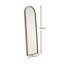 Symari Solid Wood Arch Mirror