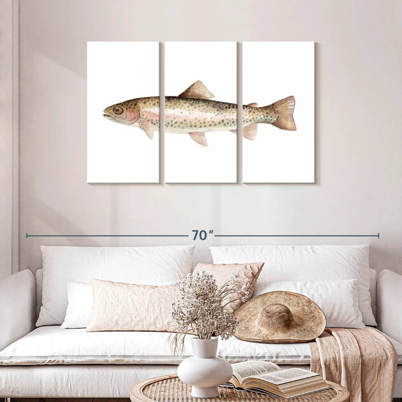 Rainbow Trout, 28" H x 45" W