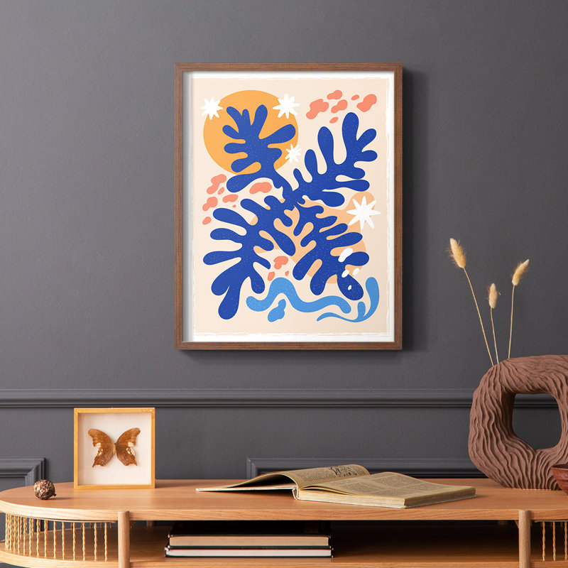 Matisse CECLXVI, reproduction encadrée - bois massif, Brun, H 20 po x l 16 po