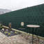 PVC Privacy Screen Strips Garden Fence Film Roll with Clips Opaque Anti-UV Double Rod Mat Fence Decorative Screen Windbreak Fencing for Deck Patio Balcony-132110384-132110383
