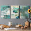 Terrene Abstract I - Ensemble de 3 photographies sur toile tendue-1841917334