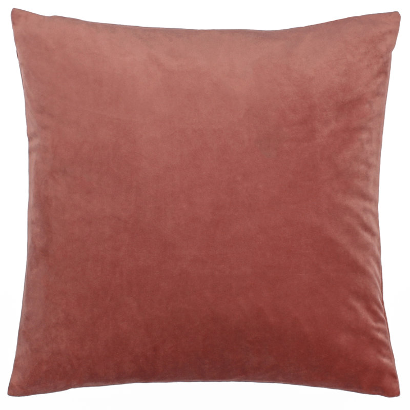 Floral Square Cushion, Rustic Brown