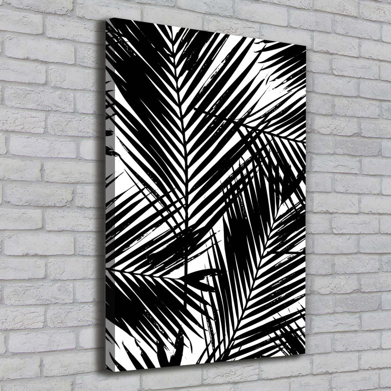 Leaves Of Palm - Wrapped Canvas Print