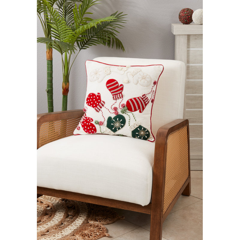 Arista Collection Cotton Throw Pillow, Down Blend