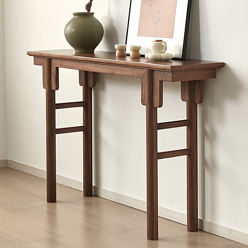 Console simple de style chinois, H 33,5 po x l 47,2 po x P 12,6 po