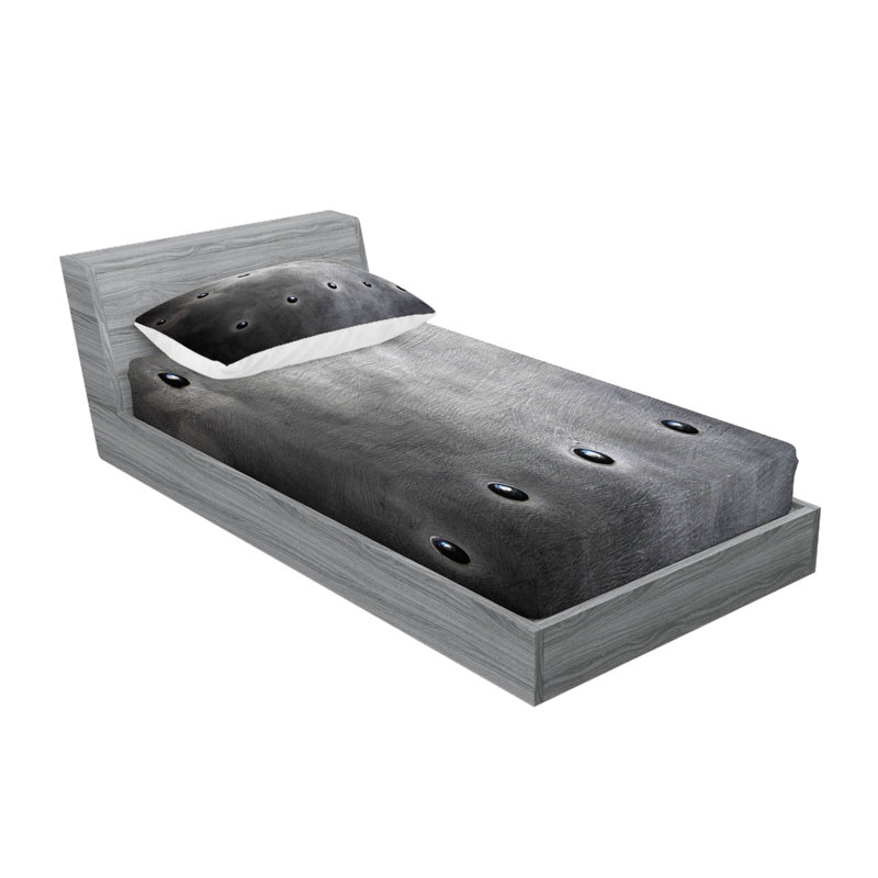 Ensemble de draps et taies décoratives Ambesonne, Ensemble de draps pour lit simple TG + 1 drap-hous