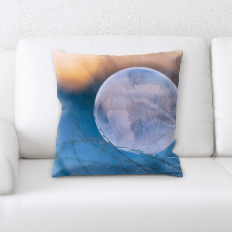Mcnamara Microsuede Reversible Throw Pillow