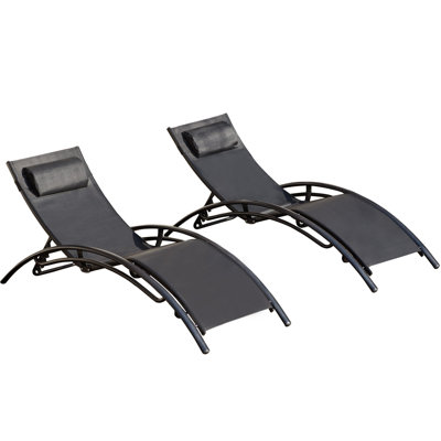 Chaise longue inclinable 66,9 po Tarazon