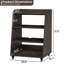 Ensemble de support pour tourne-disque avec rangement pour le salon, la chambre à coucher, le bureau, la table de bout avec support de table tournante avec rangement ouvert, support audio-122516226