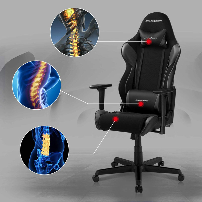 Fauteuil de jeu Dxracer, Noir