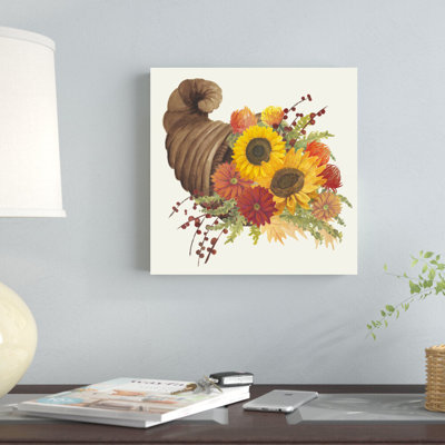 " Colorful Cornucopia I " Mixed Media Print