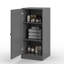 Armoire de rangement 100% bois massif 16,5 po avec porte shaker et tablettes réglables-1492516708