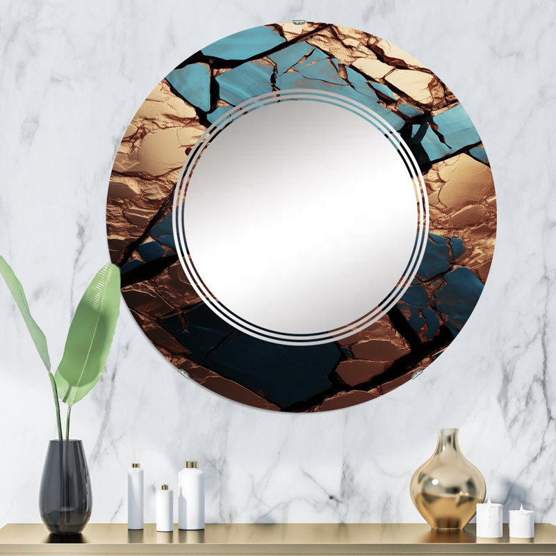 Miroir mural rond Daiwa, 32 po x 32 po