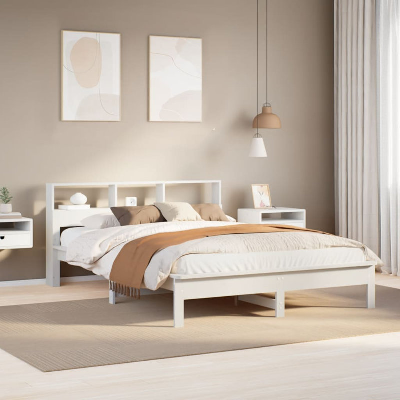 Verlin Solid Wood Bed, European Kingsize (160 x 200cm)