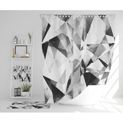 Neala Polyester Shower Curtain Set
