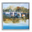 Ba-063 - Peinture encadrée d'une marina-93942068