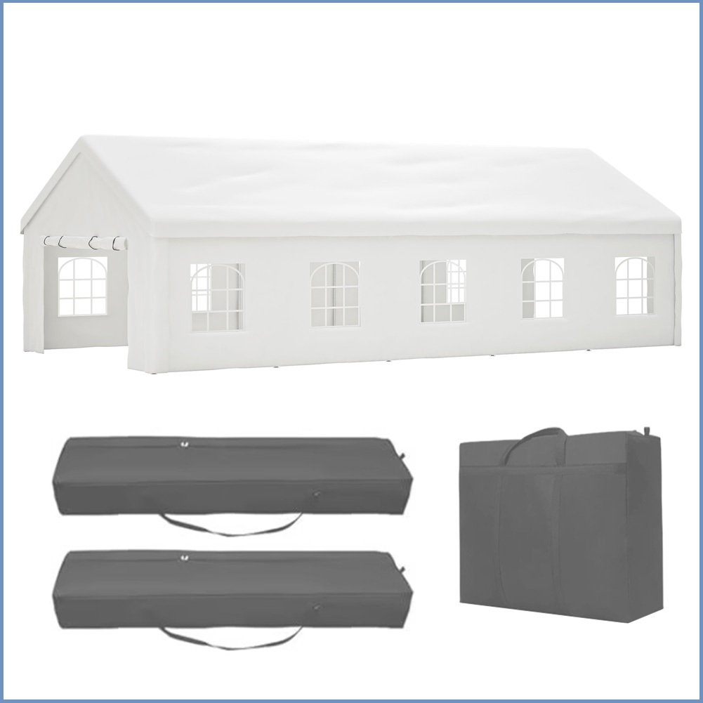 babevy 16x32ft Party Tent Heavy Duty Large Wedding Event Shelters With