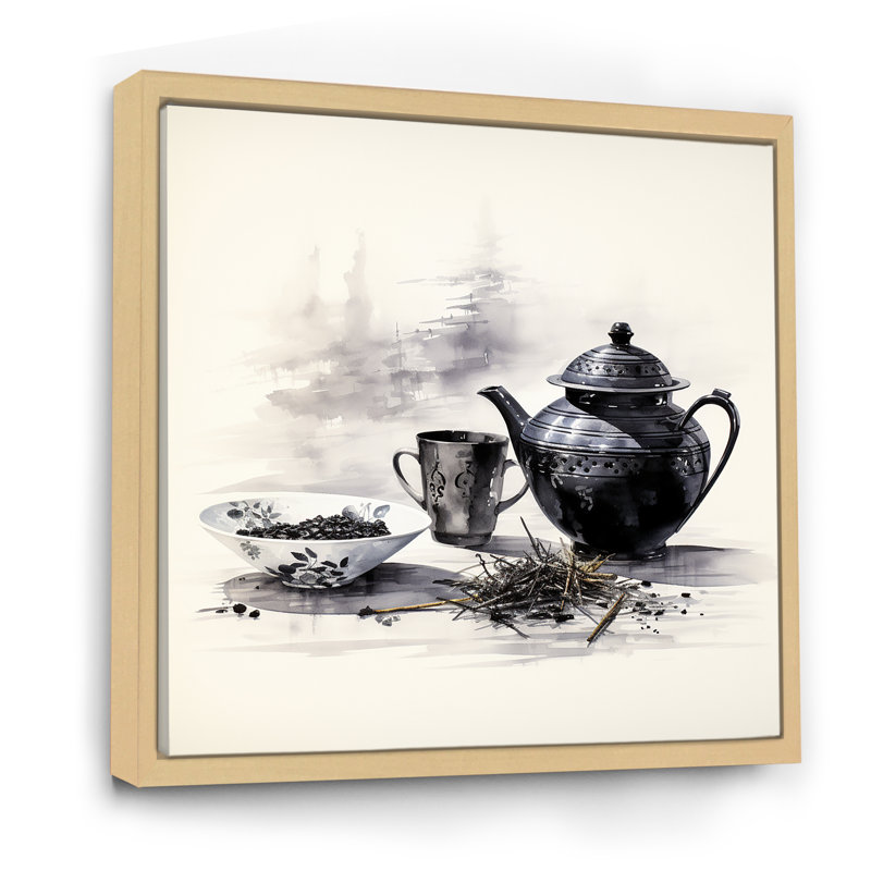 Boho noir et blanc ensemble de thé poteries IV - Boho poterie, décoration murale, H 36 po x l 36 po x P 1,5 po